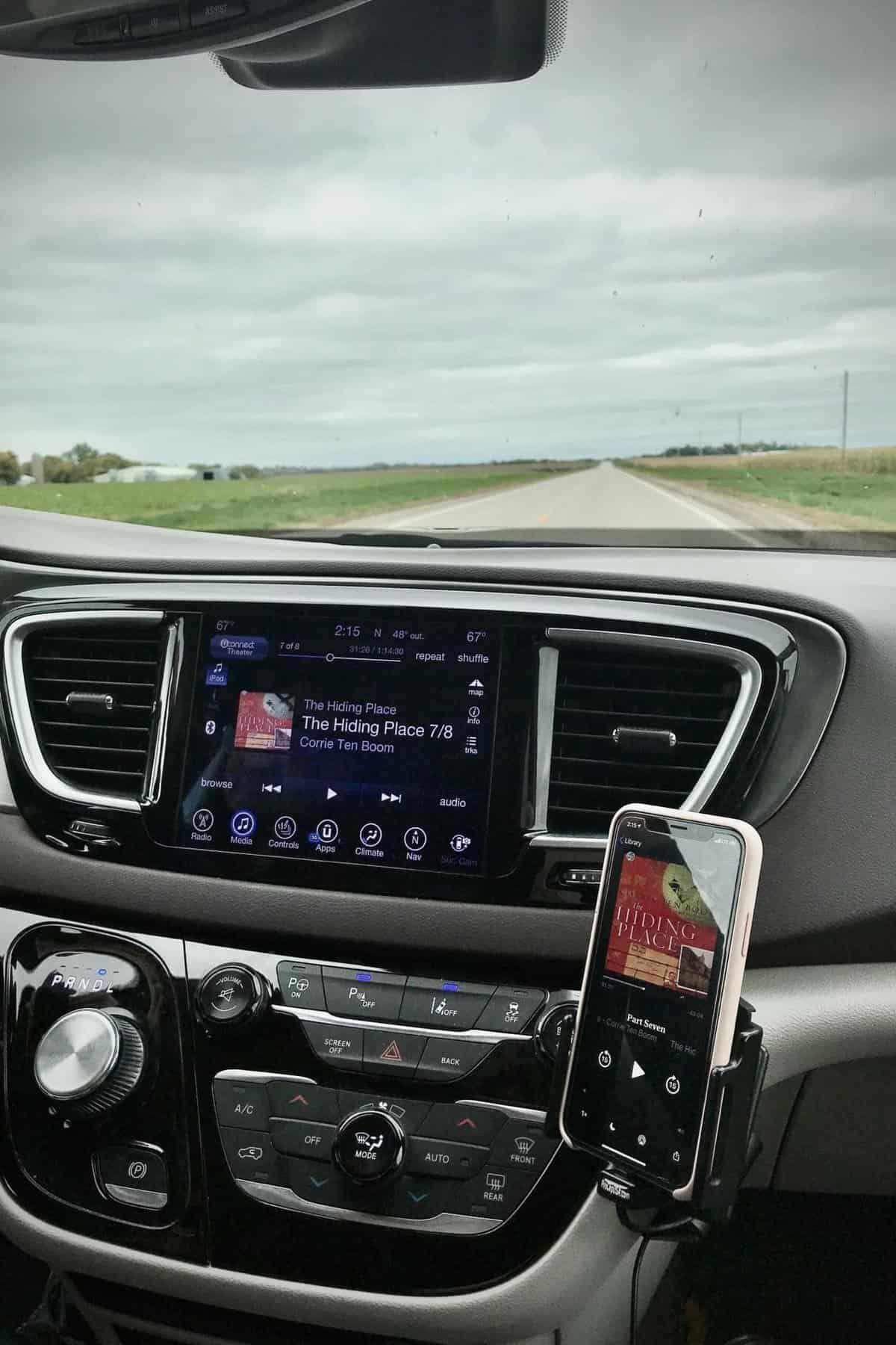 Listening to the Hiding Place on our drive to the eye doctor